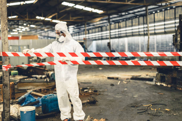 Professional Biohazard technician working in Brookdale, SC